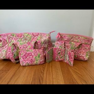 Vera Bradley Pink Petal 4 Piece Set